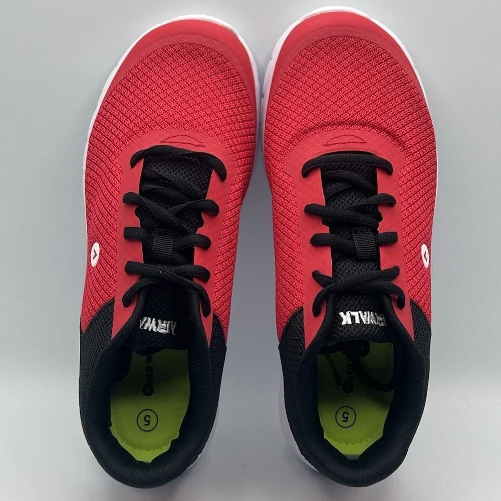 Airwalk Gusto XT‎ II Cross Trainer Red Lace Up Shoes - Kids Size 5 NEW